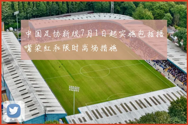 中国足协新规7月1日起实施包括捂嘴染红和限时离场措施