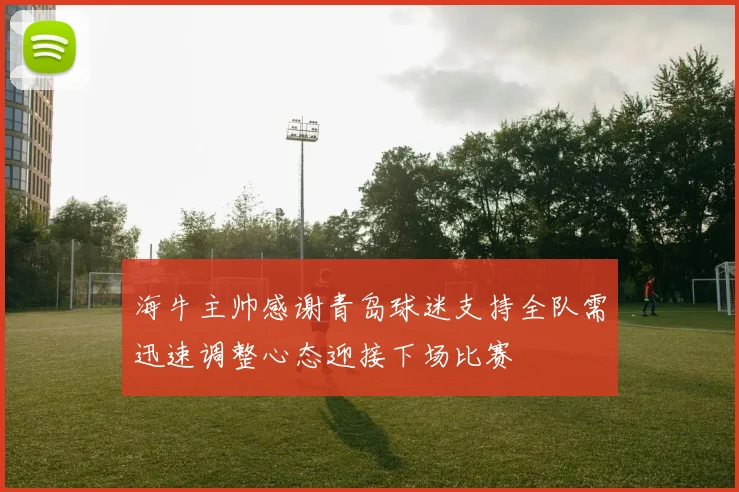 海牛主帅感谢青岛球迷支持全队需迅速调整心态迎接下场比赛
